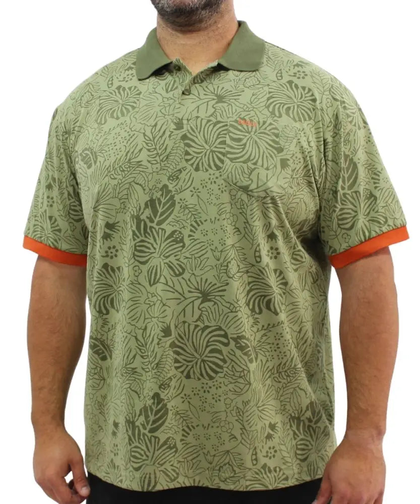 Mens Printed Golfer | R419.90 | Eagle Clothing | Plus Size | Big & Tall