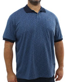 Mens Printed Golfer | Eagle Clothing | Plus Size | Big & Tall