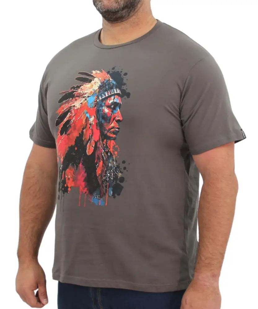 Mens Printed Graphic Tee | Eagle Clothing | Plus Size | Big & Tall