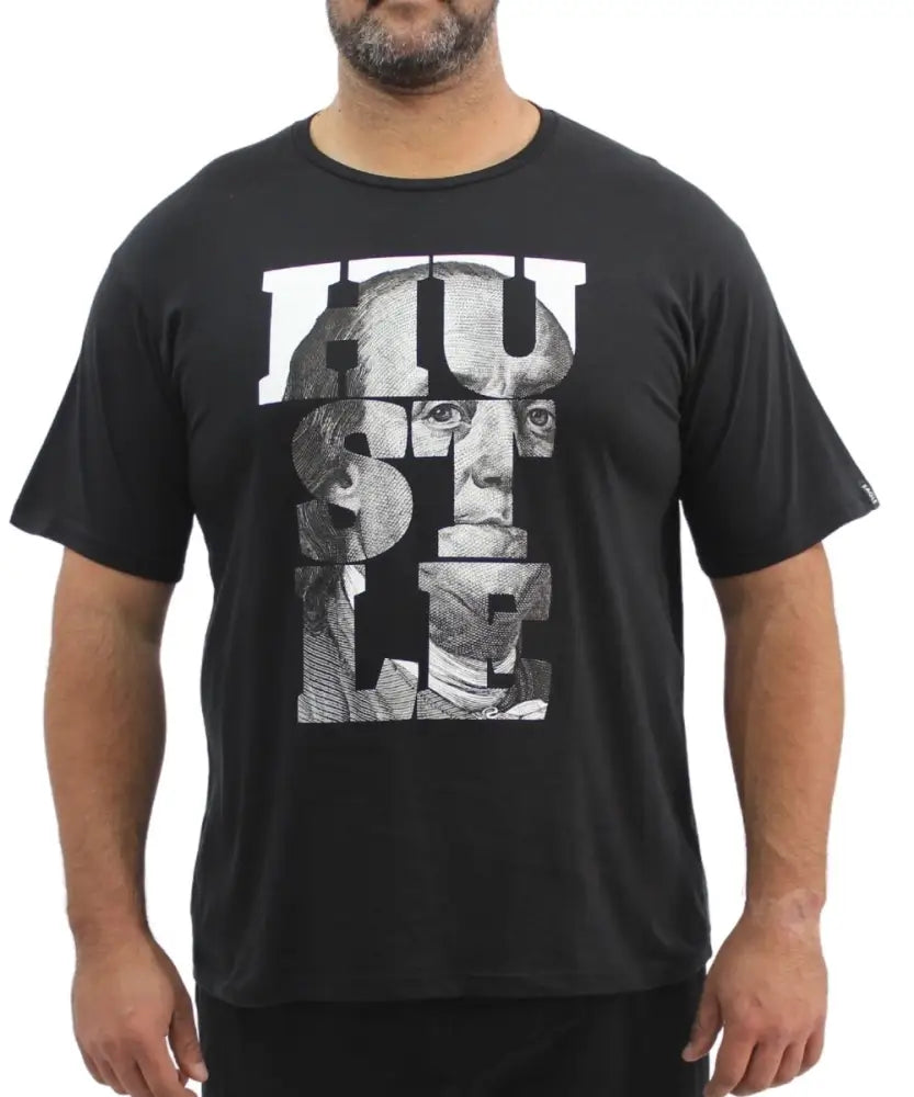 Mens Printed Hustle Tee | R279.90 | Eagle Clothing | Plus Size | Big & Tall