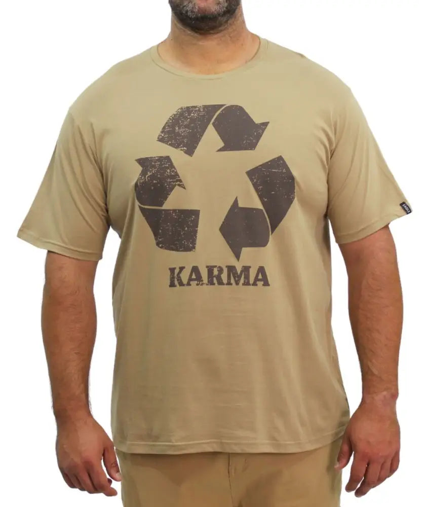 Mens Printed Karma Tee | R279.90 | Eagle Clothing | Plus Size | Big & Tall