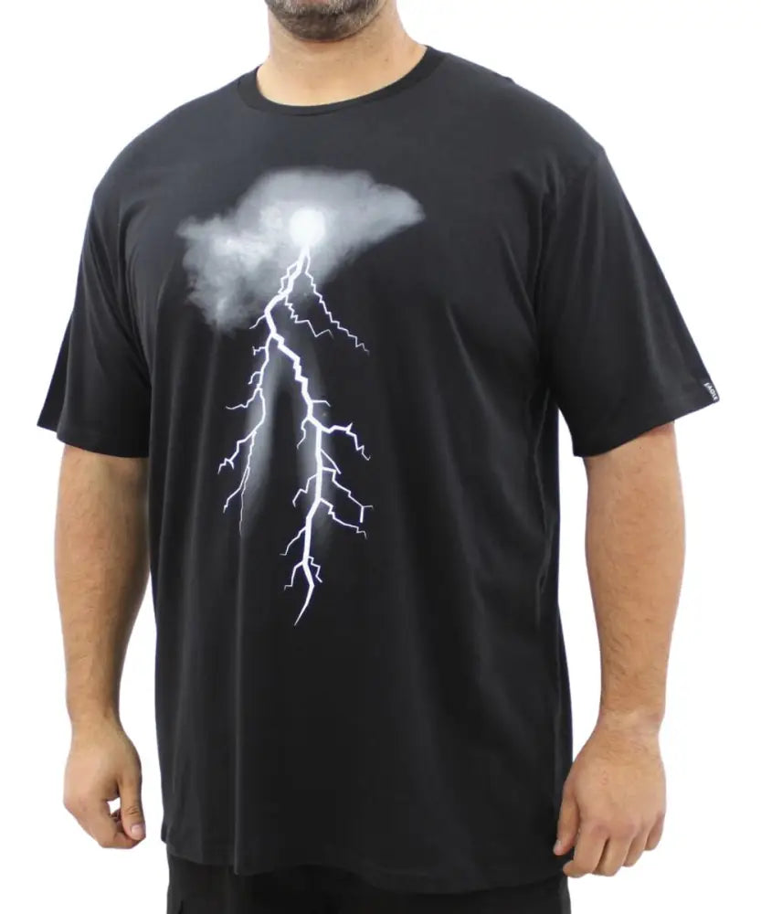 Mens Printed Lightning Tee