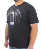 Mens Printed Microphone Tee | Eagle Clothing | Plus Size | Big & Tall
