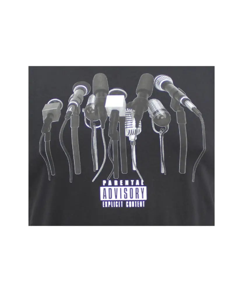 Mens Printed Microphone Tee | Eagle Clothing | Plus Size | Big & Tall