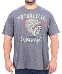Mens Printed Motorcycle Company Tee | R229.90 Eagle Clothing Plus Size Big & Tall