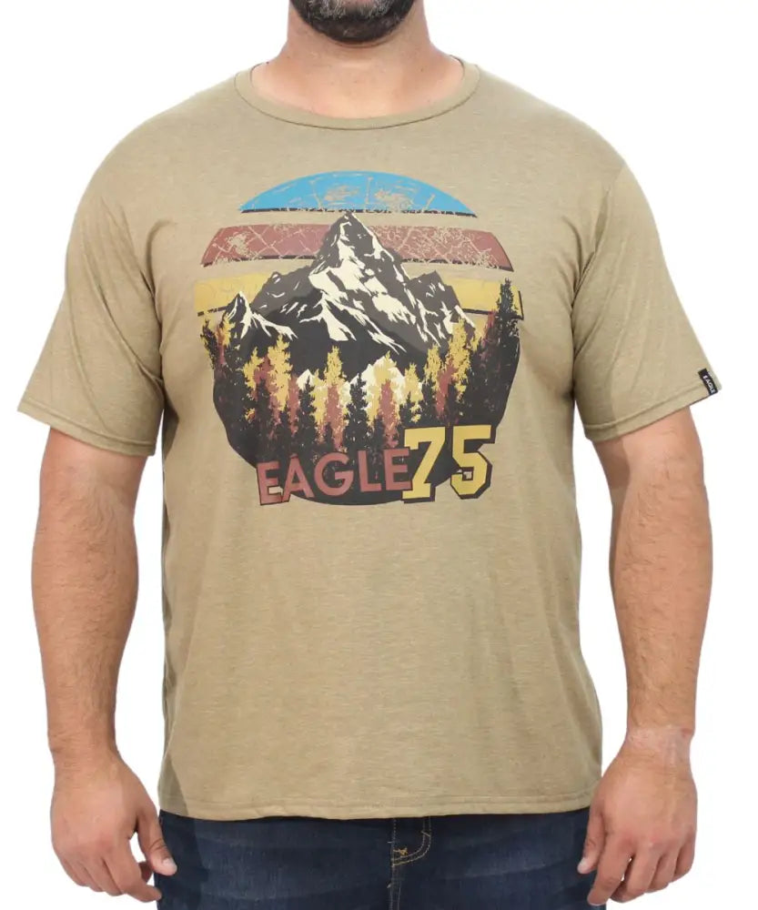 Mens Printed Mountain Tee