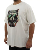 Mens Printed Musical Raccoon