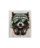 Mens Printed Musical Raccoon