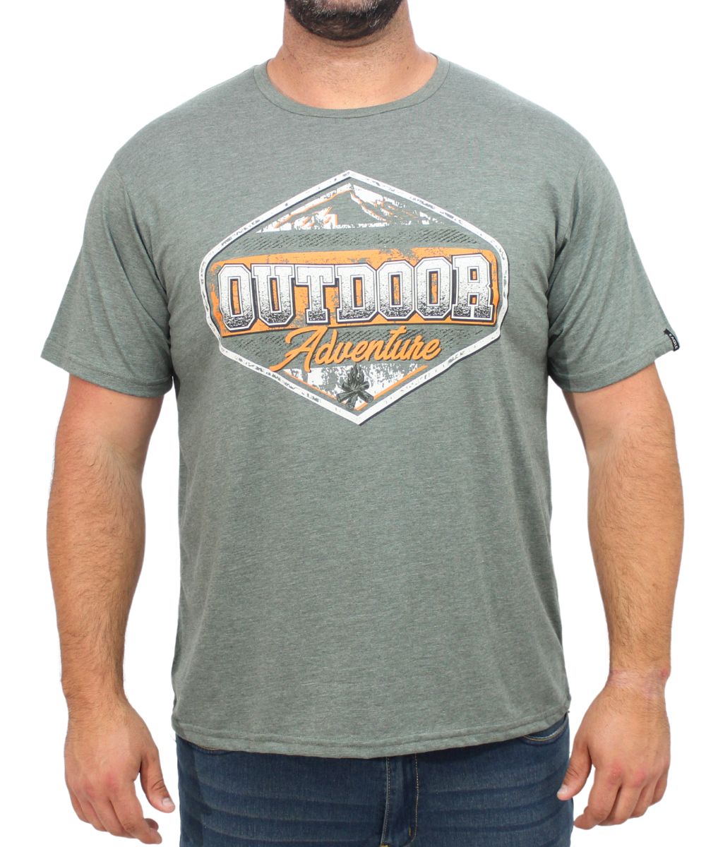 Mens Printed Outdoor Adventure Tee | R269.90 Eagle Clothing Plus Size Big & Tall