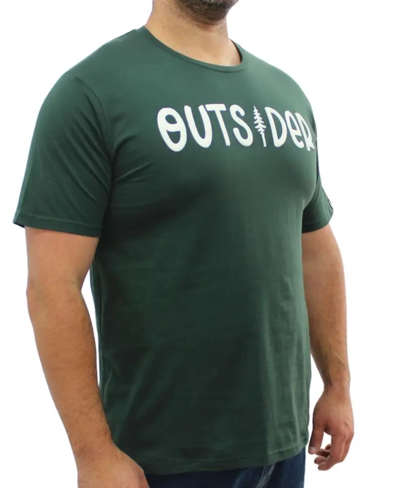 Mens Printed Outsider Tee | Eagle Clothing | Plus Size | Big & Tall