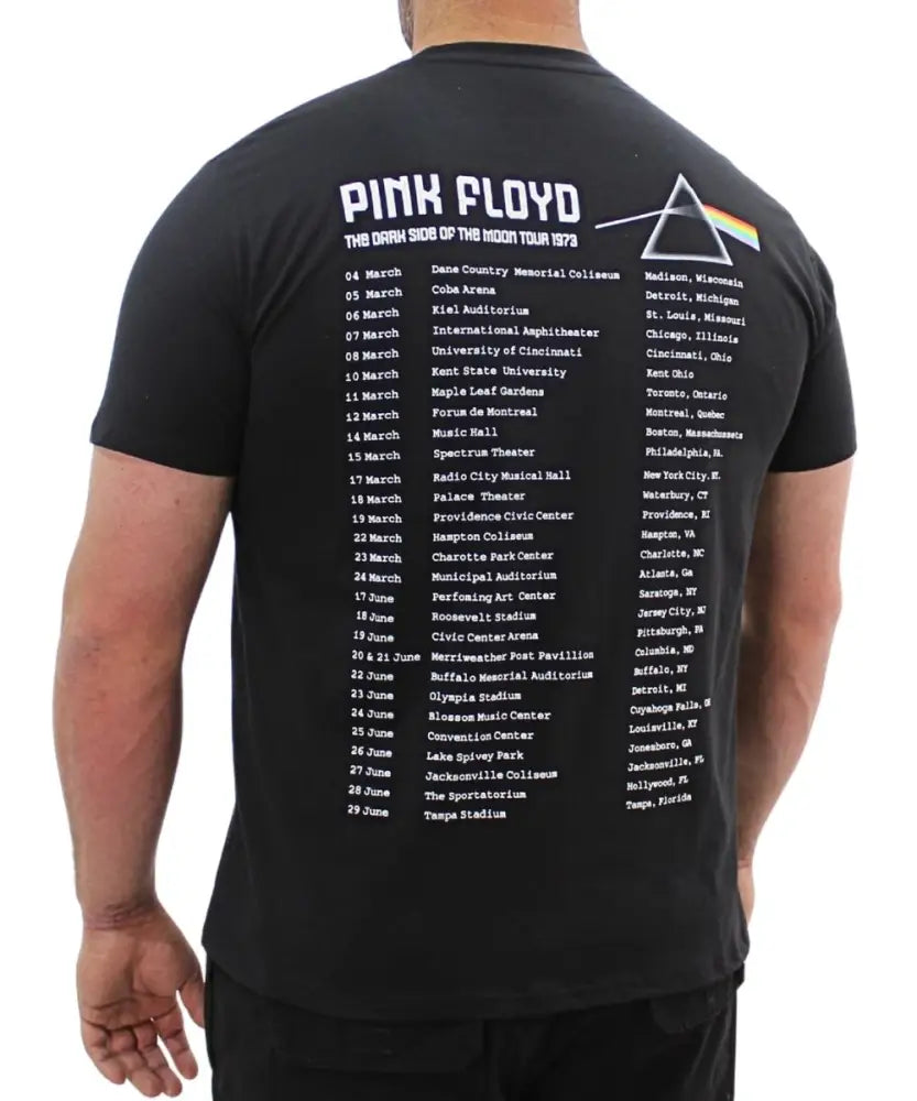Mens Printed Pink Floyd Tee | Eagle Clothing | Plus Size | Big & Tall