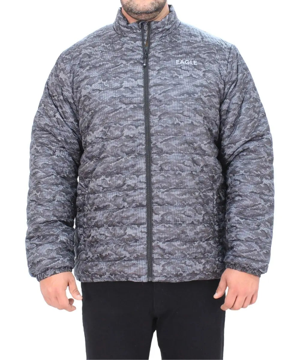 Mens Printed Puffer Jacket | R1199.90 Eagle Clothing Plus Size Big & Tall