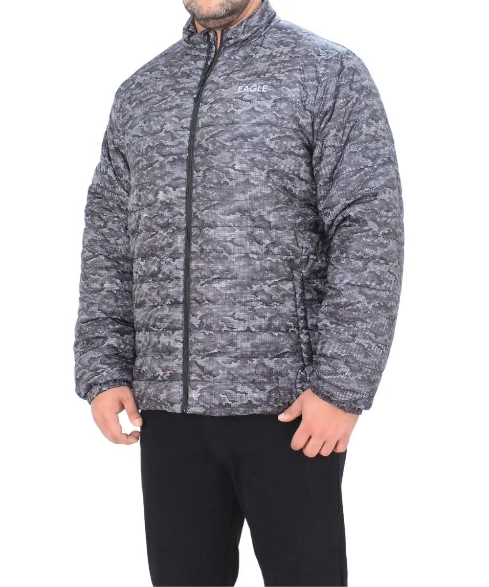Mens Printed Puffer Jacket | R1199.90 Eagle Clothing Plus Size Big & Tall