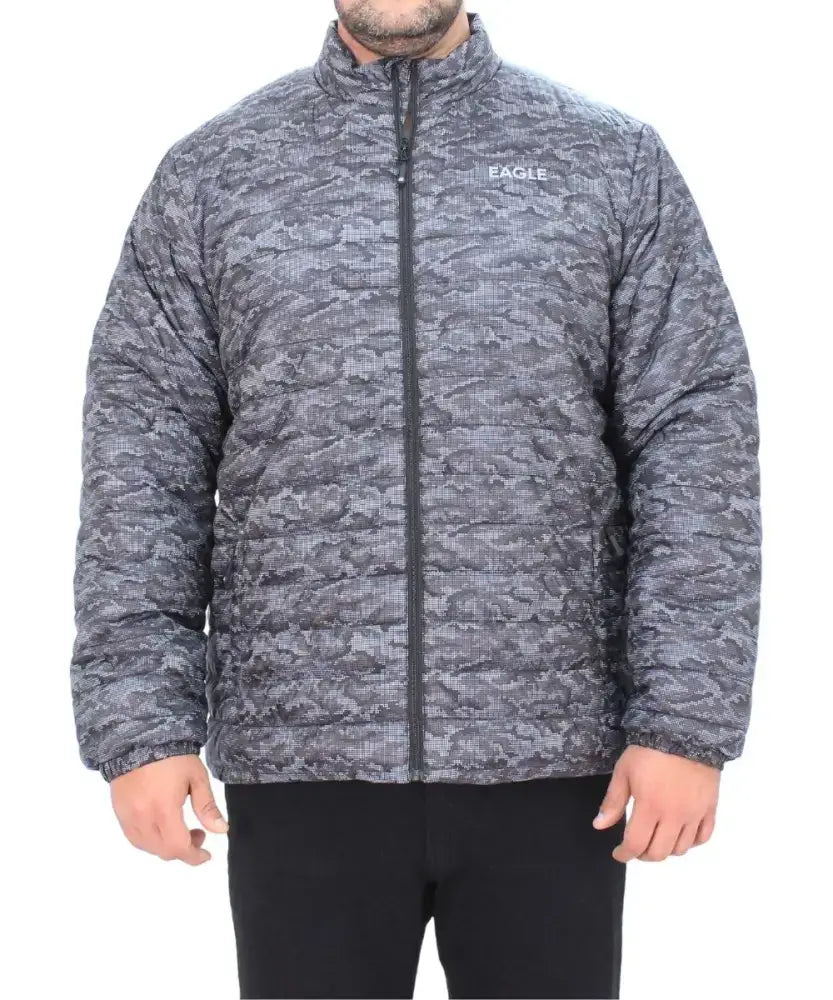 Mens Printed Puffer Jacket | R899.90 | Eagle Clothing | Plus Size | Big & Tall