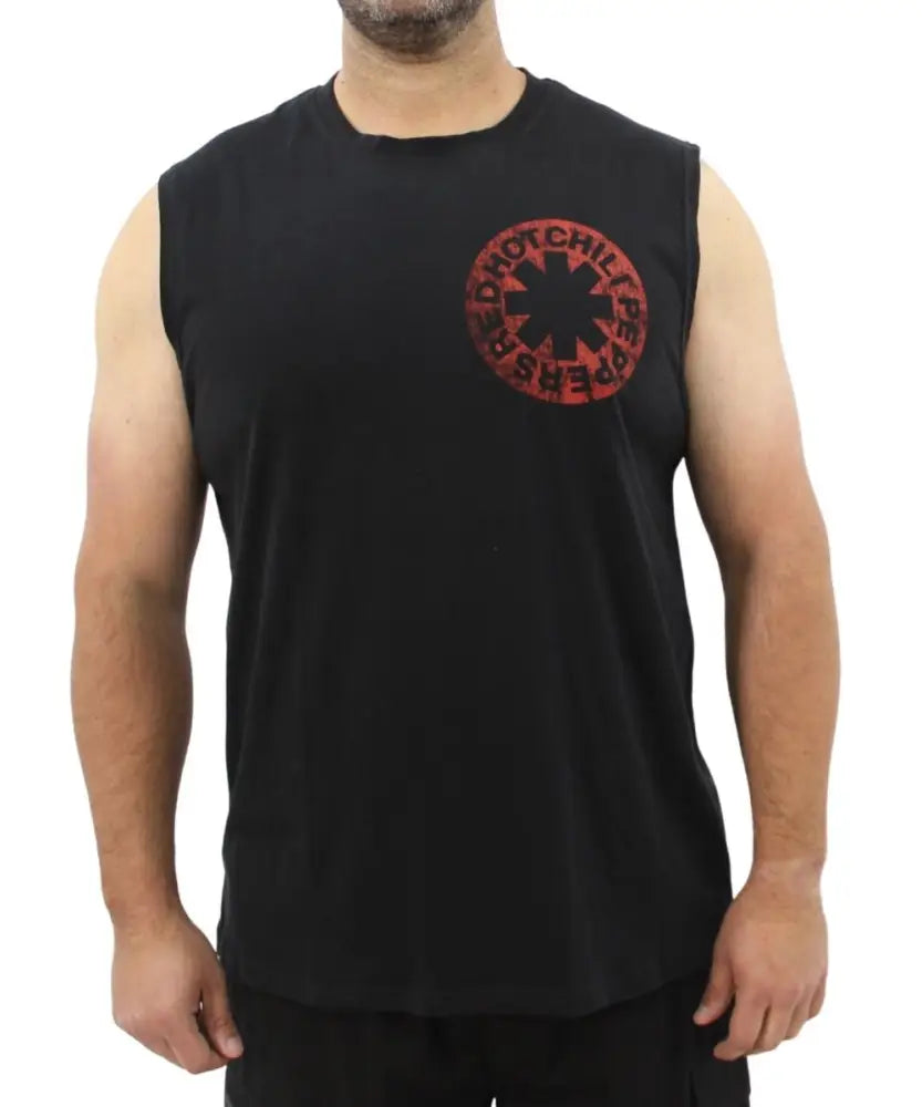 Mens Printed Red Hot Chilli Peppers Vest