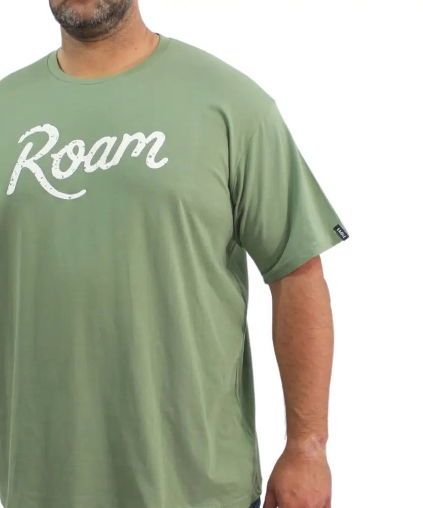 Mens Printed Roam Tee | Eagle Clothing | Plus Size | Big & Tall