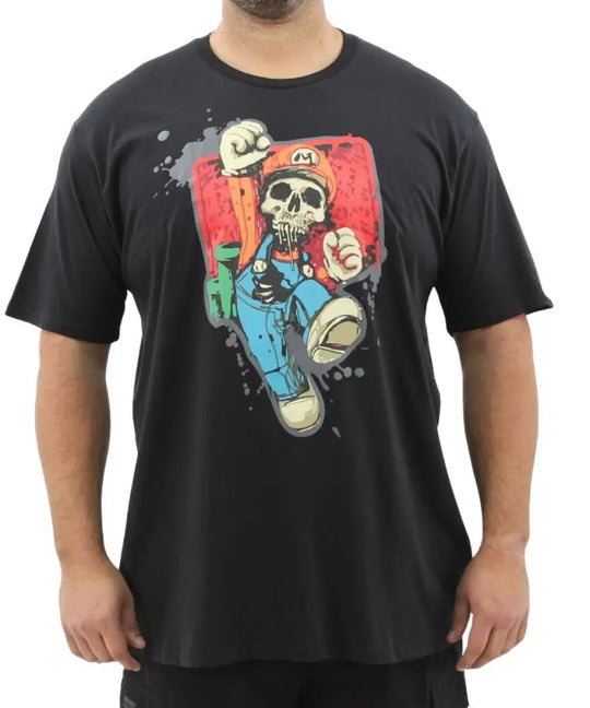 Mens Printed Skull M Tee