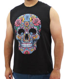 Mens Printed Skull Vest