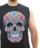 Mens Printed Skull Vest