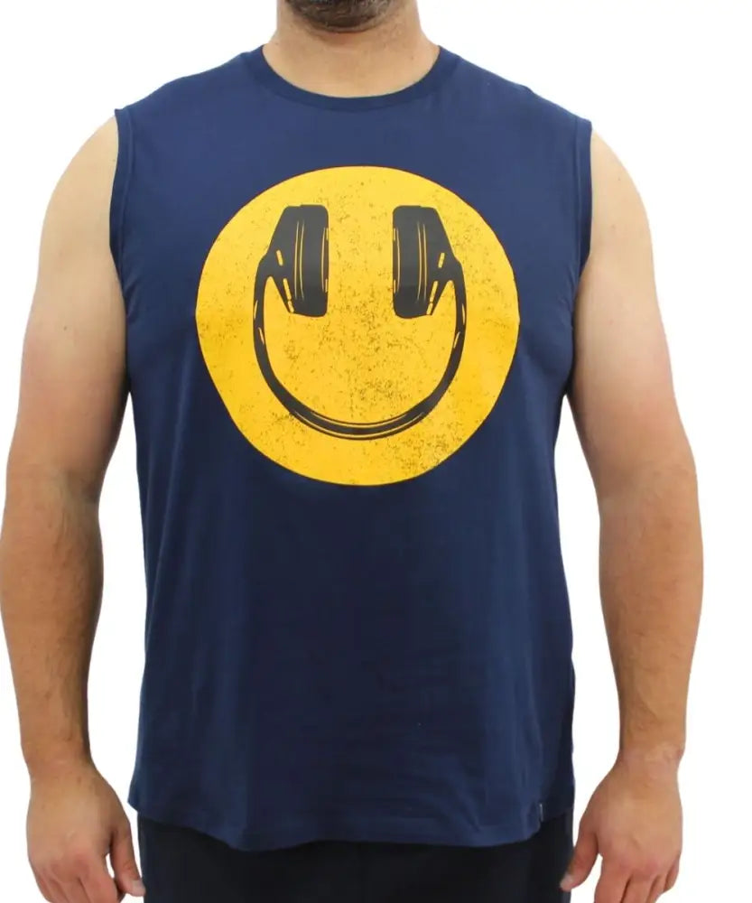 Mens Printed Smiley Vest | R279.90 | Eagle Clothing | Plus Size | Big & Tall