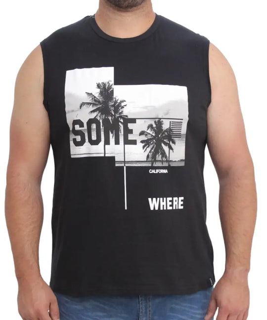 Mens Printed Somewhere Tee