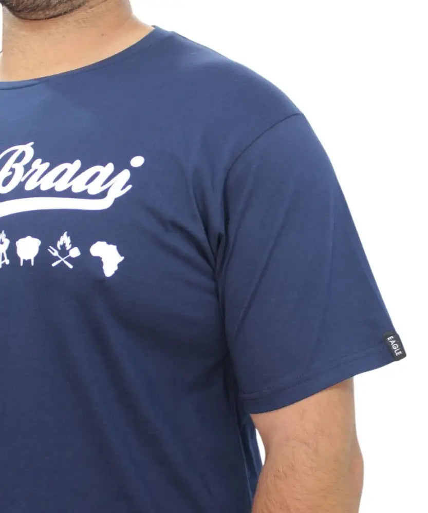 Mens Printed Super Braai Tee | Eagle Clothing | Plus Size | Big & Tall