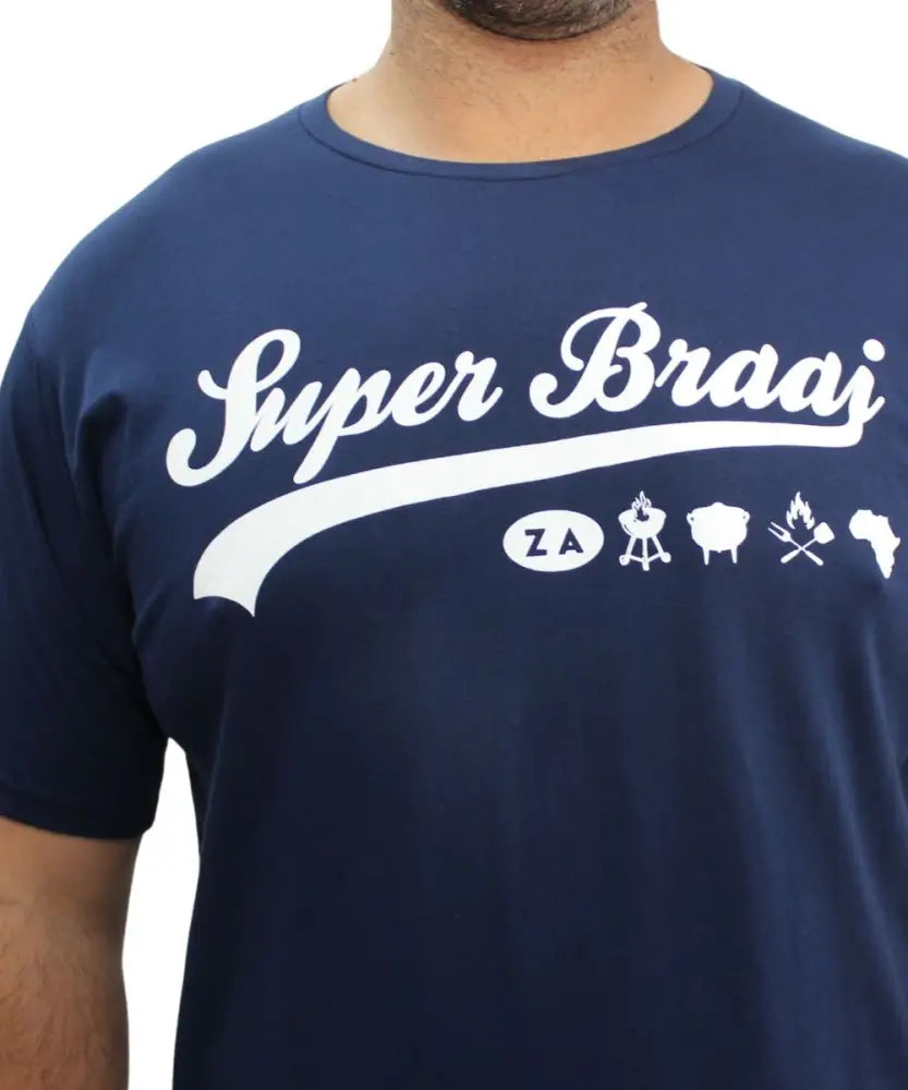 Mens Printed Super Braai Tee | Eagle Clothing | Plus Size | Big & Tall
