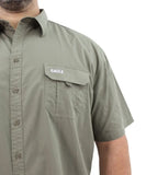 Mens Short Sleeve Bush Shirt