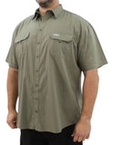 Mens Short Sleeve Bush Shirt