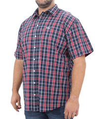 Mens Short Sleeve Check Shirt