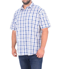 Mens Short Sleeve Check Shirt | R319.90 Eagle Clothing Plus Size Big & Tall