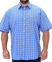 Mens Short Sleeve Check Shirt | R289.90 Eagle Clothing Plus Size Big & Tall