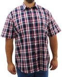 Mens Short Sleeve Check Shirt