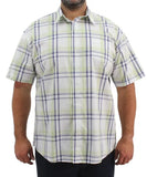 Mens Short Sleeve Check Shirt | R479.90 | Eagle Clothing | Plus Size | Big & Tall