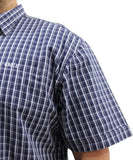 Mens Short Sleeve Check Shirt | Eagle Clothing | Plus Size | Big & Tall