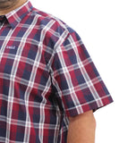 Mens Short Sleeve Check Shirt | Eagle Clothing | Plus Size | Big & Tall