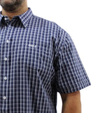 Mens Short Sleeve Check Shirt | Eagle Clothing | Plus Size | Big & Tall