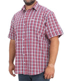 Mens Short Sleeve Check Shirt | R429.90 | Eagle Clothing | Plus Size | Big & Tall