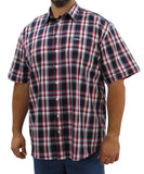 Mens Short Sleeve Check Shirt