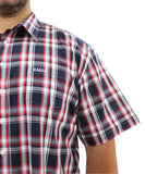 Mens Short Sleeve Check Shirt