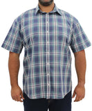 Mens Short Sleeve Check Shirt | R479.90 | Eagle Clothing | Plus Size | Big & Tall
