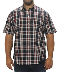 Mens Short Sleeve Check Shirt | R429.90 Eagle Clothing Plus Size Big & Tall