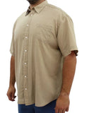 Mens Short Sleeve Linen Shirt