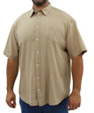 Mens Short Sleeve Linen Shirt
