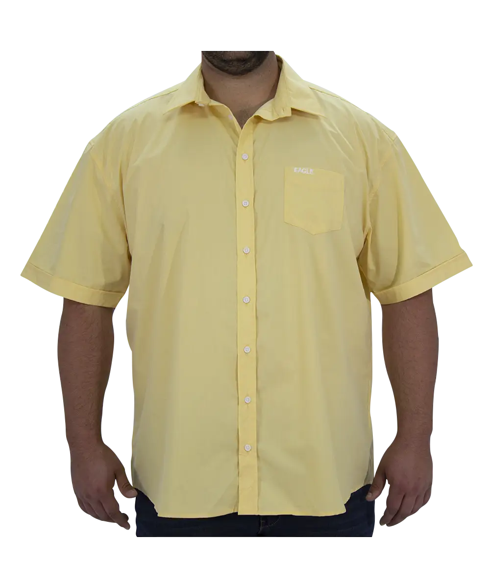 Mens Short Sleeve Plain Shirt | R239.90 Eagle Clothing Plus Size Big & Tall