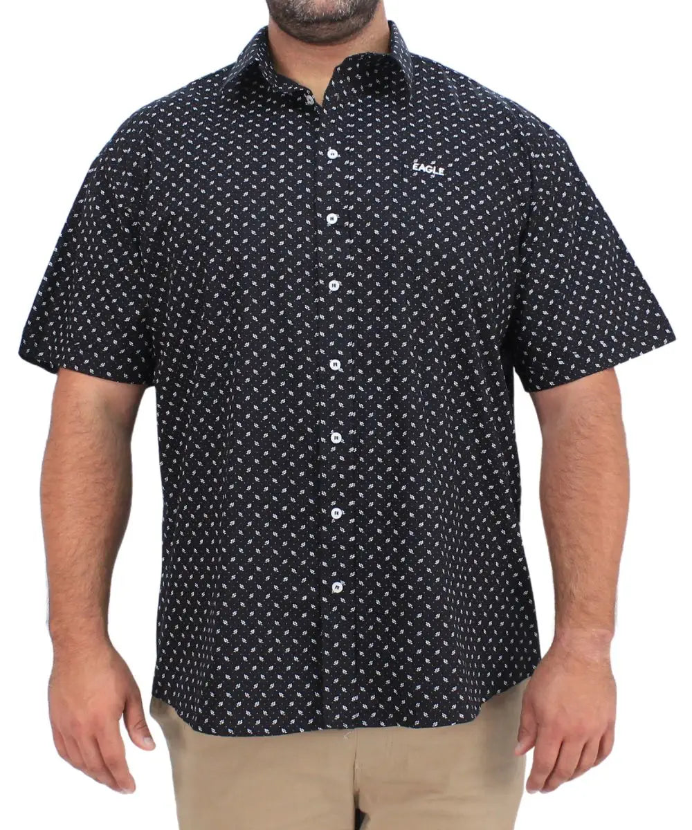 Mens Short Sleeve Printed Shirt | R419.90 Eagle Clothing Plus Size Big & Tall