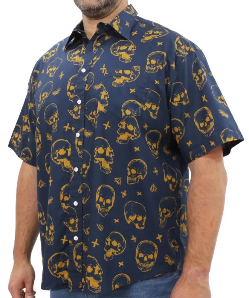 Mens Short Sleeve Printed Shirt