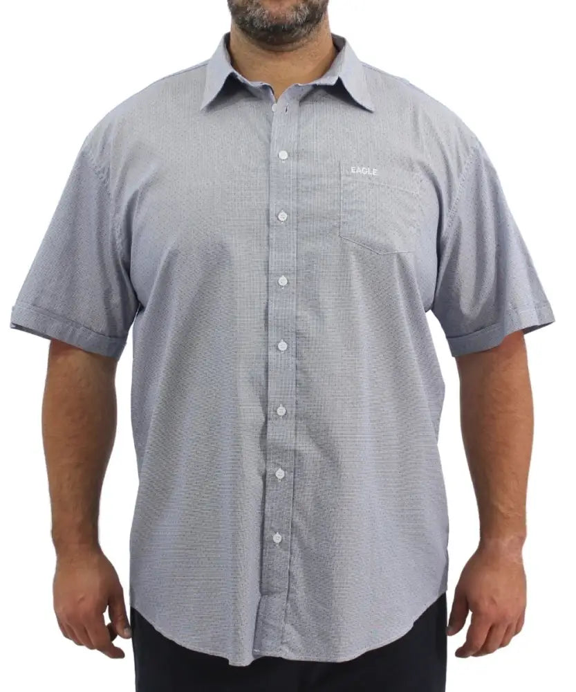Mens Short Sleeve Printed Shirt | R479.90 | Eagle Clothing | Plus Size | Big & Tall