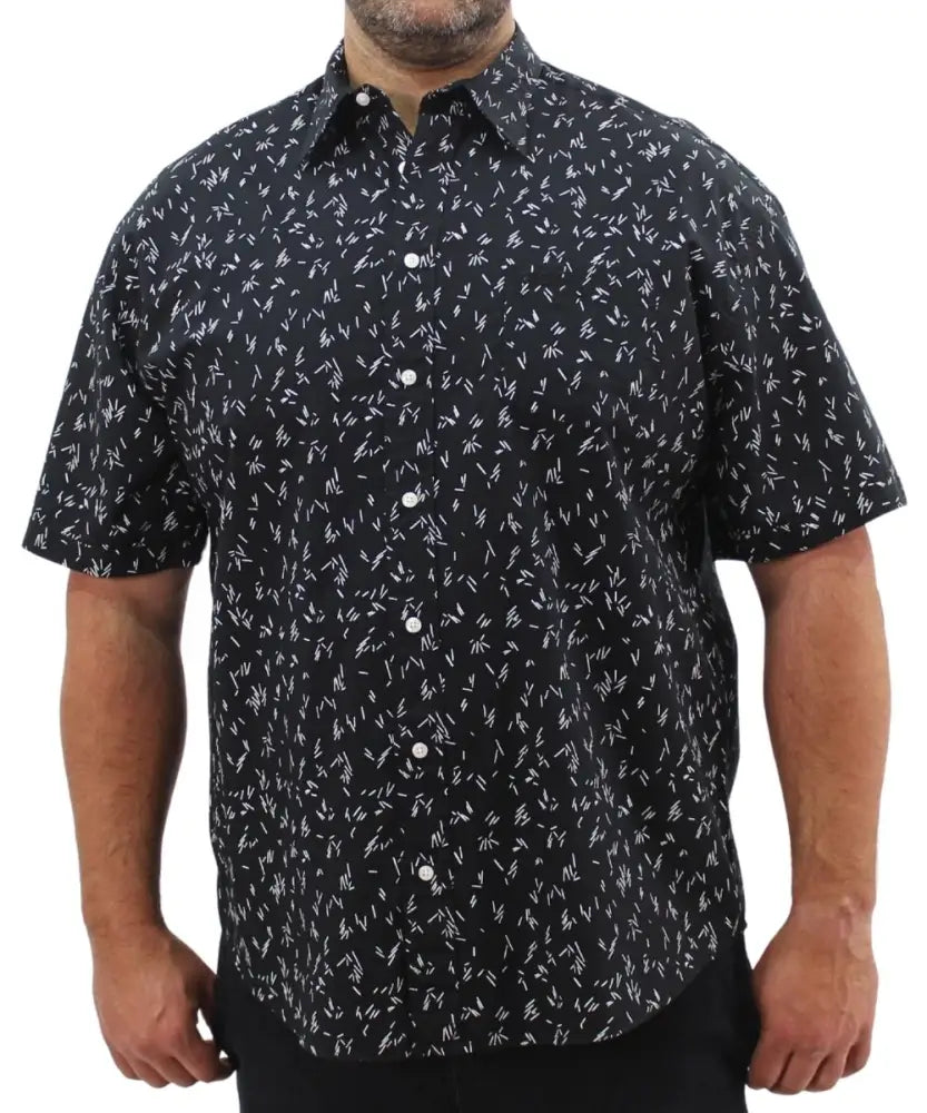 Mens Short Sleeve Printed Shirt | R499.90 | Eagle Clothing | Plus Size | Big & Tall