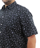Mens Short Sleeve Printed Shirt | Eagle Clothing | Plus Size | Big & Tall